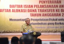 Gubernur Riau: Pengelolaan DIPA Harus Transparan dan Akuntabel