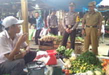 Sekda dan Kapolres Sidak Harga Sembako Di Sejumlah Pasar di Rohil