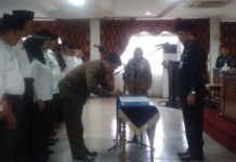 Ratusan Kasek Dilantik, Ini Pesan Setko Pekanbaru