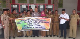 Masyarakat Kecamatan Rimba Melintang Tolak Hoax