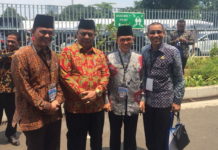 Plt Bupati Rohil Hadiri Rapat Kerja Percepatan Berusaha di Daerah Bersama Presiden Jokowi