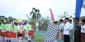Plt Walikota Pekanbaru Lepas Pawai Ta’aruf MTQ Tingkat Kecamatan Rumbai