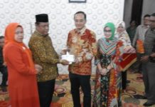 Malam Pisah Sambut Berlangsung Sederhana, Gaos Wicaksono SH Pimpin Kejari Rohil