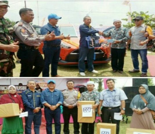BRI kanca Pasir Pengaraian Gelar Panen Hadiah Simpedes