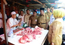 Plt Gubri Tinjau Pasar Pusat Pekanbaru