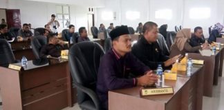 DPRD Rokan Hilir Gelar Sidang Paripurna Penyampaian 10 Ranperda