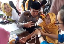 “Jum’at Barokah”, Polresta Pekanbaru Sambangi Lansia Panti Jompo