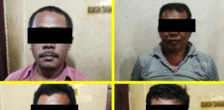 Berjudi, 4 warga Tambusai ditangkap Polisi