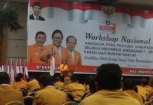 Buka Workshop Hanura Se-Indonesia, OSO Singgung Soal Penghianat Partai