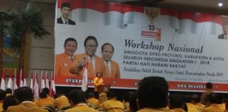 Buka Workshop Hanura Se-Indonesia, OSO Singgung Soal Penghianat Partai
