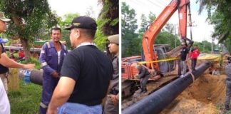 Rusak Fasilitas Daerah, Satpol PP Pemko Dumai Segel Aktivitas Penanaman Pipa PGN