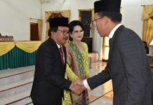 Bupati Lantik Drs Tonny Sihombing MIP sebagai Sekdakab Humbang Hasundutan