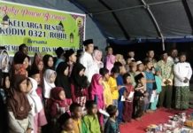 Kodim 321 Rokan Hilir Santuni Sejumlah Anak Yatim