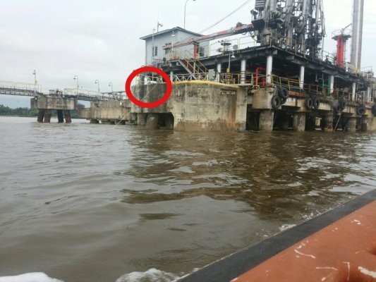 Dermaga Pelabuhan Pertamina RU II Dumai Rubuh Telan Korban Jiwa