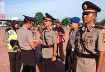 Sertijab Dua Perwira, AKP Jusli SH Jabat Kasat Lantas Polres Rokan Hilir