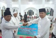 Pj Sekda Rohul Safari Ramadhan ke Desa Sontang, Warga Minta Bangun Turap