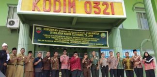 Sukseskan Program Pemerintah Di Daerah, Dandim 0321 Rohil Gelar Komsos