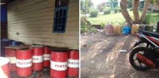 DIDUGA ADA PENIMBUNAN BBM ILEGAL DI RUMBAI, KASAT RESKRIM POLRESTA PEKANBARU MINTA BERITAU ALAMAT NYA