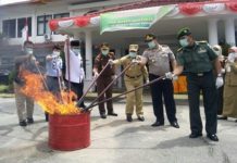 Dihadiri Bupati Rohul, Kejari Rohul Musnahkan Narkoba Sitaan di HUT ke-58 Adhyaksa