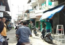 Tim Kecamatan Palika Tertibkan Pedagang Kaki Lima Di Sepanjang Jalan Bakti