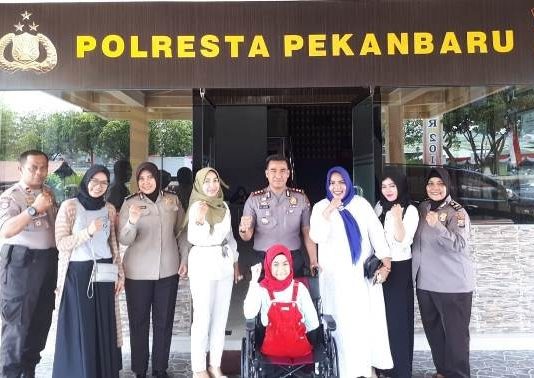 Jum’at Barokah Polresta Pekanbaru Sambangi Keluarga Agus Salim