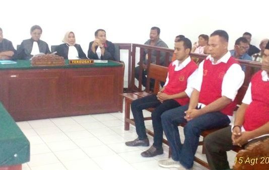 Tiga Terdakwa Kasus Narkotika Bentuk Tanaman Jenis Baru Bergulir Dipersidangan PN Dumai