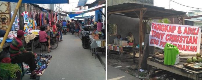 Aktivitas Pasar Pagi Polonia Medan