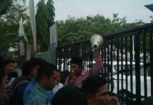 Desak Usut Dugaan Korupsi KONI Rohul, Massa GMPR Demo Kejati Riau