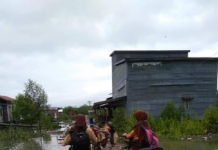 Kondisi Jalan Beton di Kecamatan Pasir Limau Kapas Sudah Rusak Parah, Berikut Foto Fotonya