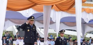 Gubri Pimpin Upacara Peringatan Harhubnas 2018
