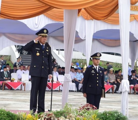 Gubri Pimpin Upacara Peringatan Harhubnas 2018