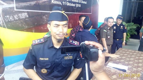 Kepala Kantor Pengawasan, Pelayanan Bea dan Cukai (KPPBC) Tipe Madya Pabean B Dumai, Fuad Fauzi
