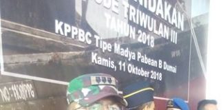 Lanal Dumai Dan BC Bersinergi Laksanakan Tugas Kamla