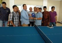 Anggota DPRD Riau Bantu PWI Meja Pingpong