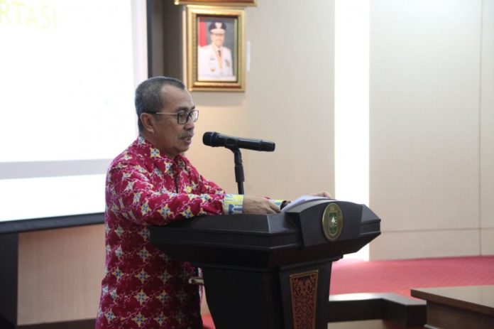 Gubernur Riau, Syamsuar memaparkan kondisi struktur jalan di provinsi Riau