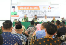 “Ciptakan Pilkada Berkualitas” Anggota DPR-RI, Syamsurizal Kunjungi Bawaslu Riau