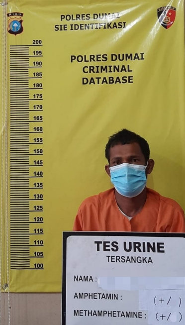 Polsek Dumai Kota Bekuk Pelaku Diduga Pengedar Sabu