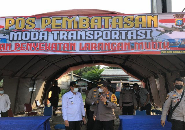Larangan mudik lebaran, Pemkab Rohul Siapkan 6 Pos Penjagaan
