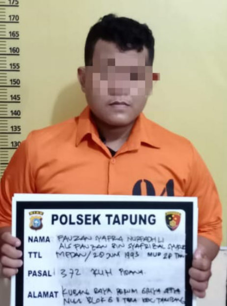 Gelapkan Uang Penjualan Aset, Polsek Tapung Ringkus FS
