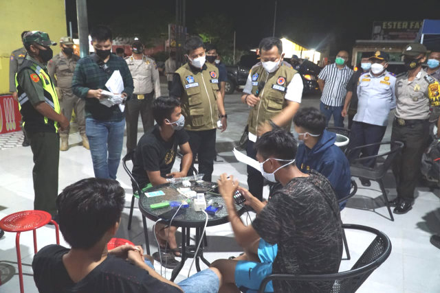 Polres Rohul Bersama Tim Satgas Gelar Operasi Yustisi