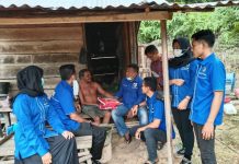 DPD KNPI Kampar Akan Fasilitasi Bantuan RLH Kepada Warga Desa Silam