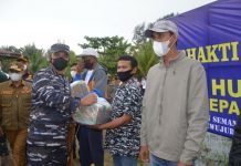 HUT TNI AL Ke-76 Lanal Dumai Gelar Vaksin Covid-19 di Pulau Terluar Provinsi Riau