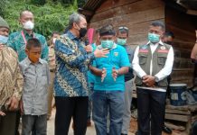 Perjuangan KNPI Kampar Berbuah Manis, Burhan Akhirnya Memiliki RLH Dengan Peletakan Batu Pertama Oleh Gubri