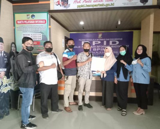 PKNRI Ajukan Permohonan Informasi Publik Terkait Penggunaan Anggaran Dana Covid-19 di Kampar
