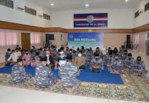 Bersempena HUT TNI-AL Ke-76, Lanal Dumai Gelar Do’a Bersama Lintas Agama Untuk Bangsa Dan Negara