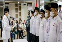 Walikota Dumai Lantik Pengurus Dan Dewan Kehormatan PMI Kota Dumai Masa Bakti 2020-2025
