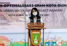 Dirjen Cipta Karya Kementerian PUPR RI Resmikan SPAM Kota Dumai