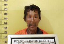 Cabuli Anak Dibawah Umur, Kakek Rutiang Ditangkap Unit Reskrim Polsek Kampar Kiri Hilir