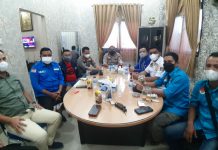 Jelang HUT Sumpah Pemuda, Ketua KNPI Riau dan KNPI Kampar Silaturahmi Dengan Kapolres Kampar