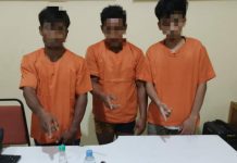 Unit Reskrim Polsek Tapung Hilir Tangkap 3 Pelaku Narkoba